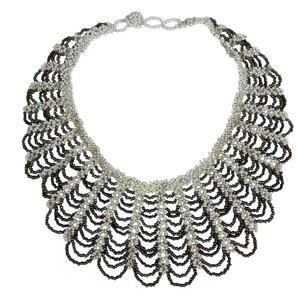 Vintage Handmade Native American Seed Bead Choker Necklace